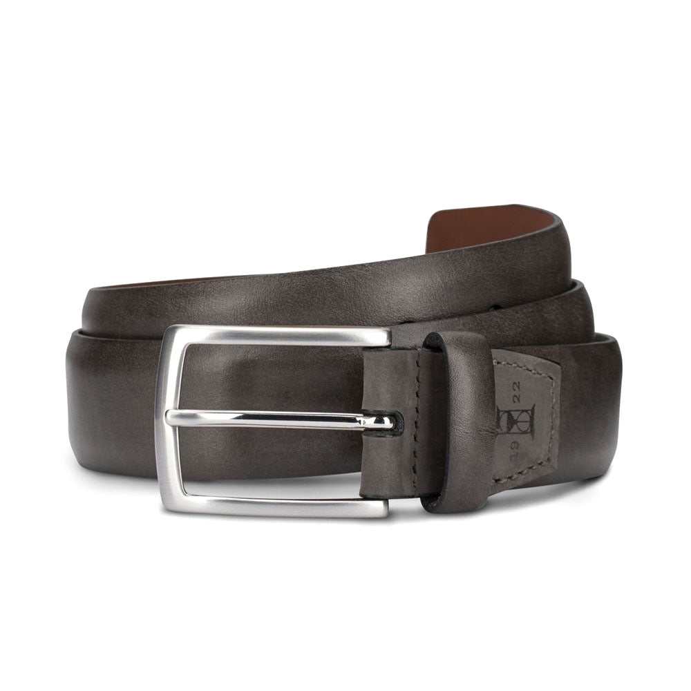 Allen Edmonds Glass Avenue Dress Belt Carbon Grey (1015595)