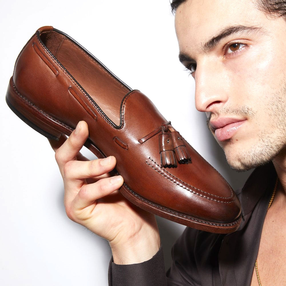 Allen Edmonds Grayson Tassel Loafer Dark Chili (8272