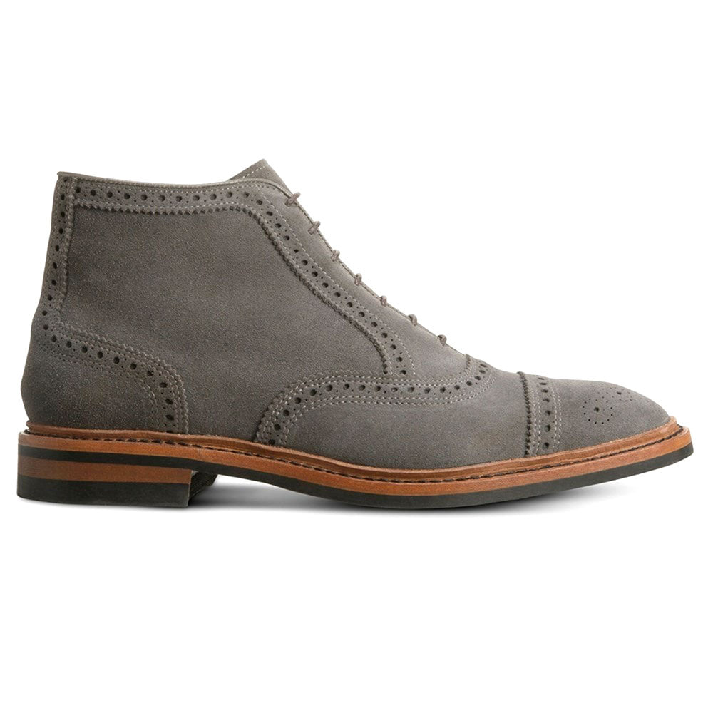 Allen Edmonds Hamilton Suede Weatherproof Oxford Dress Boot Magnet Grey (5093)