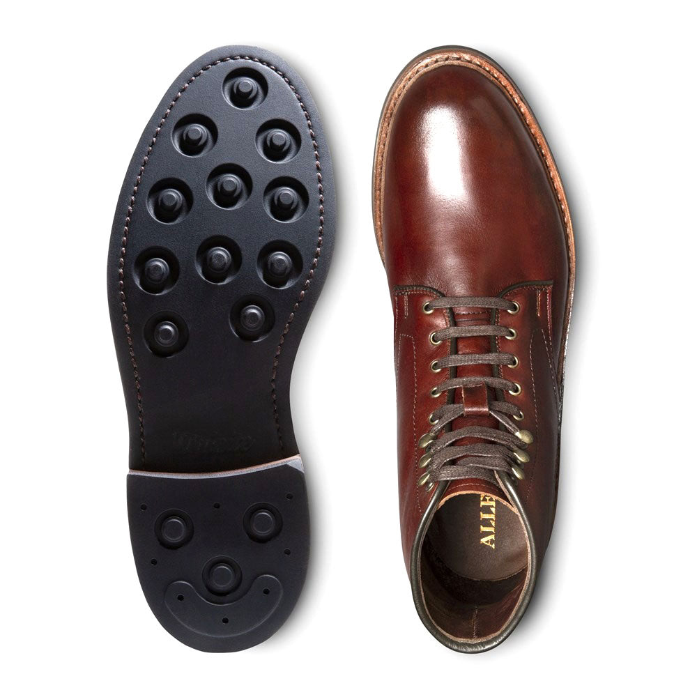 Allen Edmonds Higgins Mill Leather Weatherproof Boot Chili German (4258)