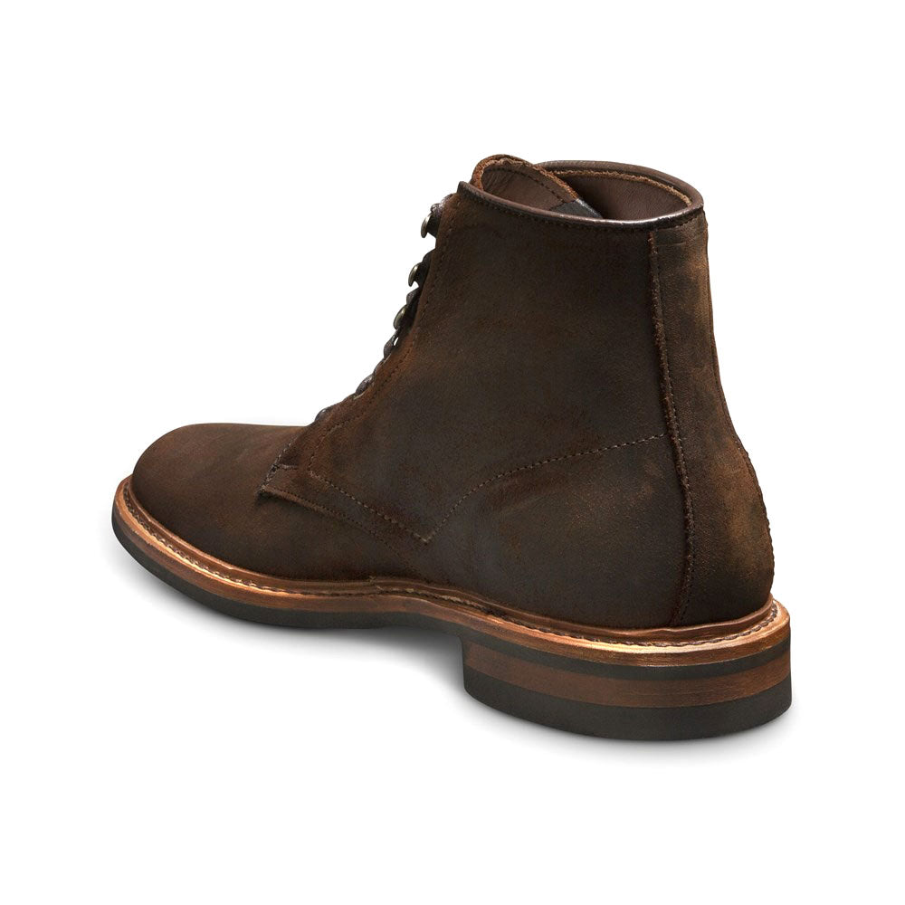 Allen Edmonds Higgins Mill Waxed Suede Weatherproof Boot Brown