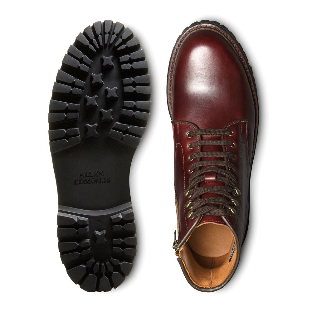 Allen Edmonds Higgins Mill Weatherproof Zip Boot Burgundy (6715)