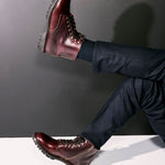 Allen Edmonds Higgins Mill Weatherproof Zip Boot Burgundy (6715)