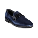 Allen Edmonds Holiday James Velvet & Patent Leather Dress Loafer Navy (7329)