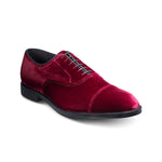 Allen Edmonds Holiday Park Avenue Velvet Cap-toe Oxford Dress Shoe Burgundy (7330)