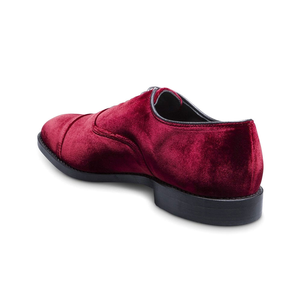 Allen Edmonds Holiday Park Avenue Velvet Cap-toe Oxford Dress Shoe Burgundy (7330)
