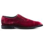 Allen Edmonds Holiday Park Avenue Velvet Cap-toe Oxford Dress Shoe Burgundy (7330)