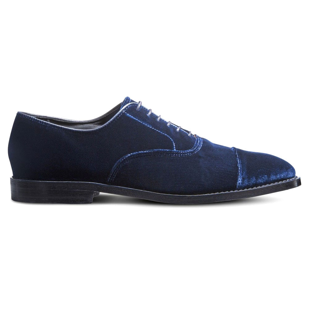 Allen Edmonds Holiday Park Avenue Velvet Cap-toe Oxford Dress Shoe Navy (7334)