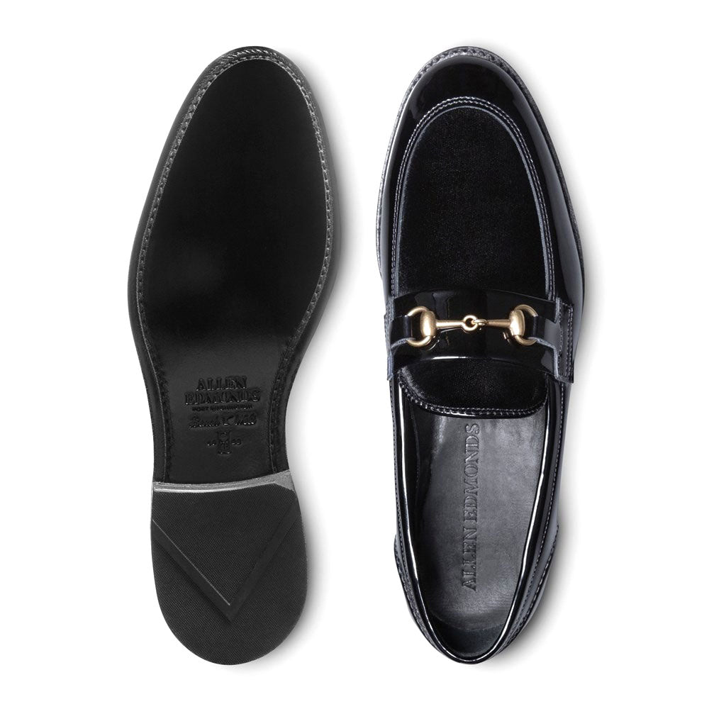 Allen Edmonds Holiday Randolph Leather Bit Loafer Black (7326)