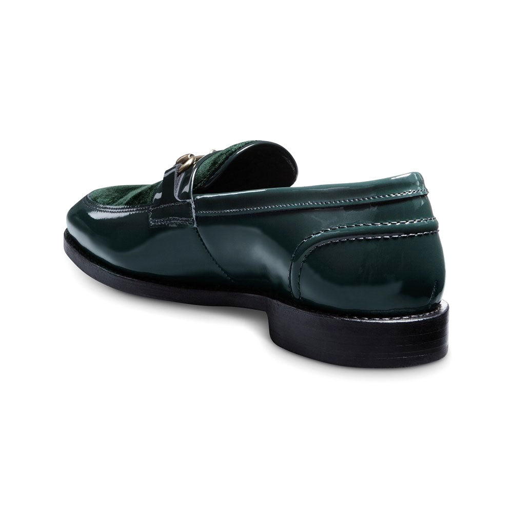 Allen Edmonds Holiday Randolph Leather Bit Loafer Dark Green (7325)