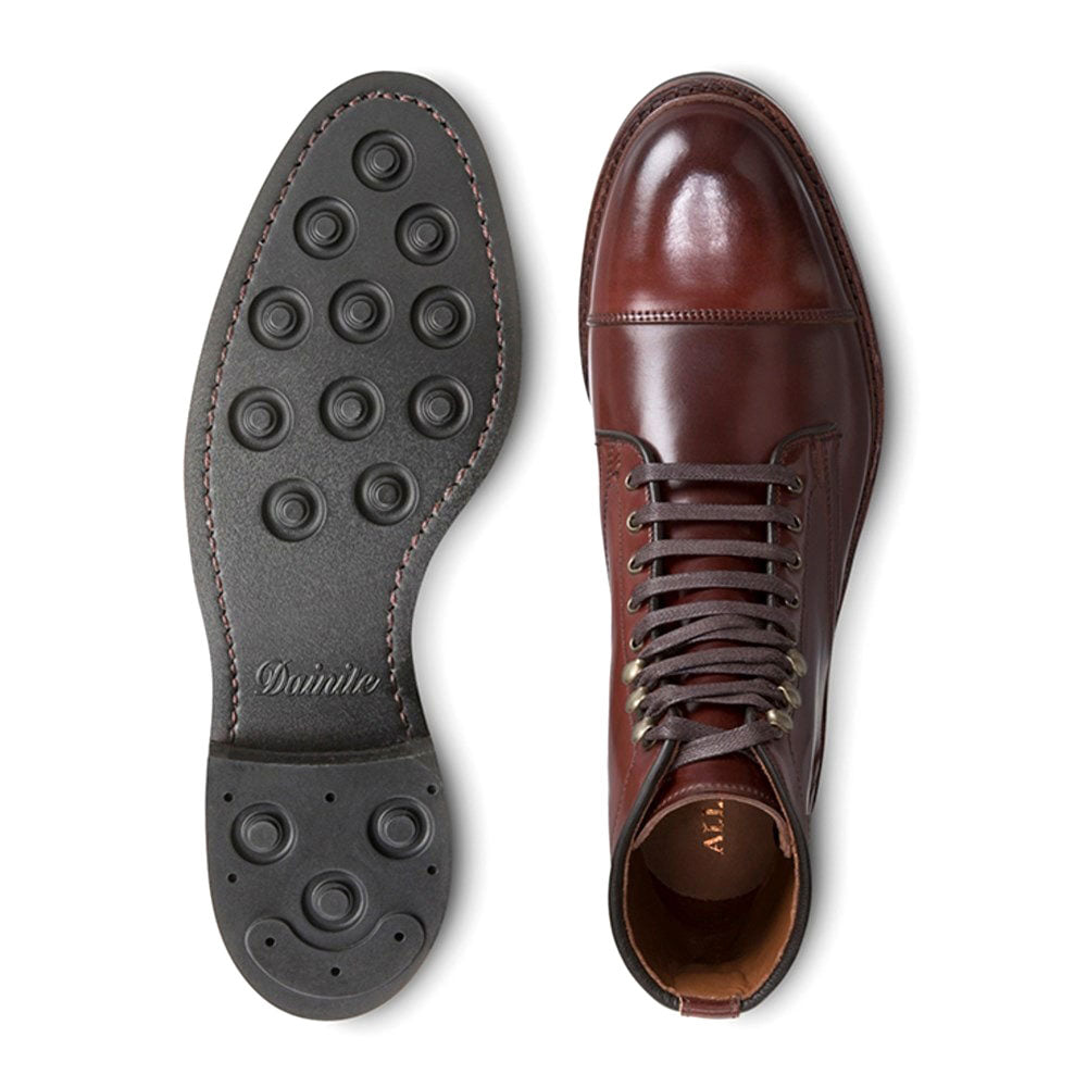 Allen Edmonds Landon Shell Cordovan Cap-toe Dress Boot Chili (4494)