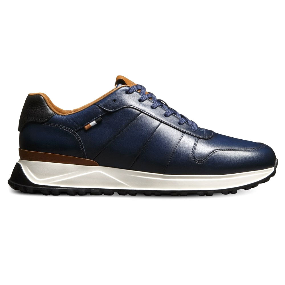 Allen Edmonds Lawson Leather Lace-up Sneaker Navy (5671)