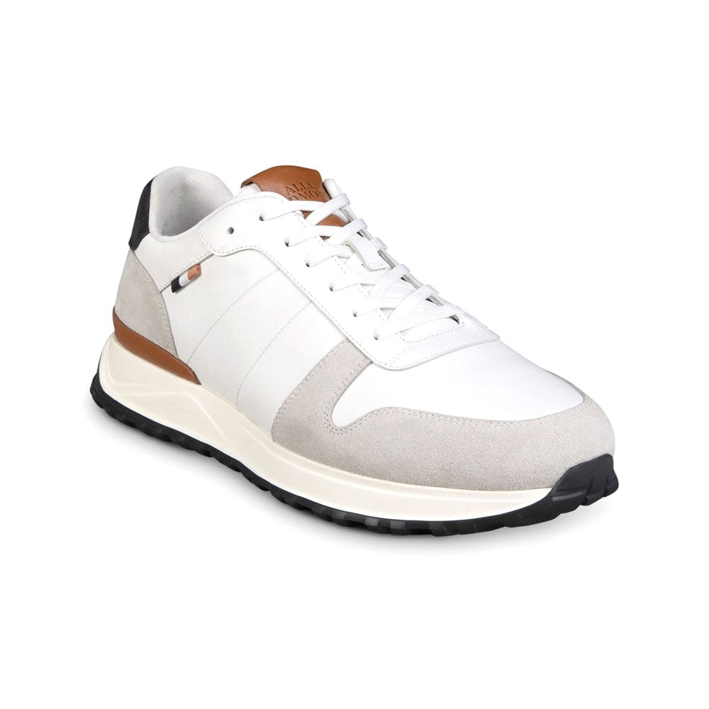 Allen Edmonds Lawson Leather Lace-up Sneaker White (6945