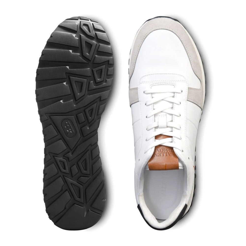 Allen Edmonds Lawson Leather Lace-up Sneaker White (6945)