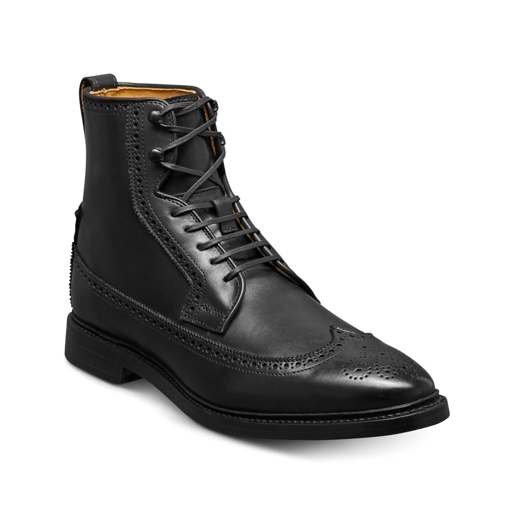Allen Edmonds Maddox Reserve Wingtip Dress Boots Black (7719)