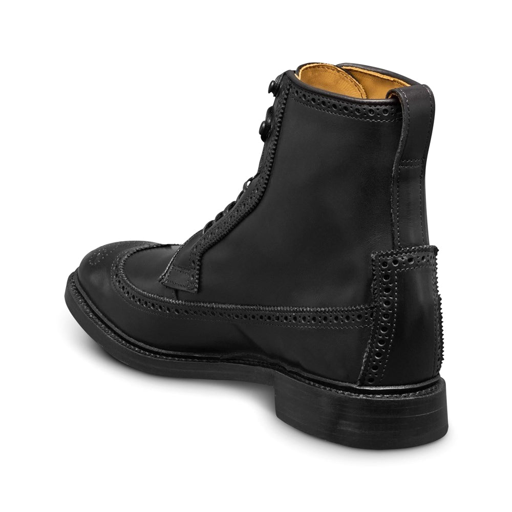 Allen Edmonds Maddox Reserve Wingtip Dress Boots Black (7719)