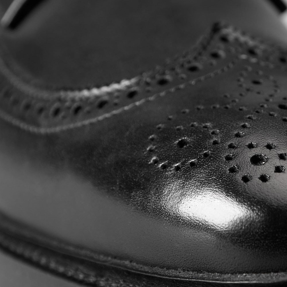 Allen Edmonds Maddox Reserve Wingtip Dress Boots Black (7719)