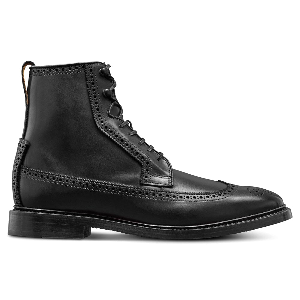 Allen Edmonds Maddox Reserve Wingtip Dress Boots Black (7719)