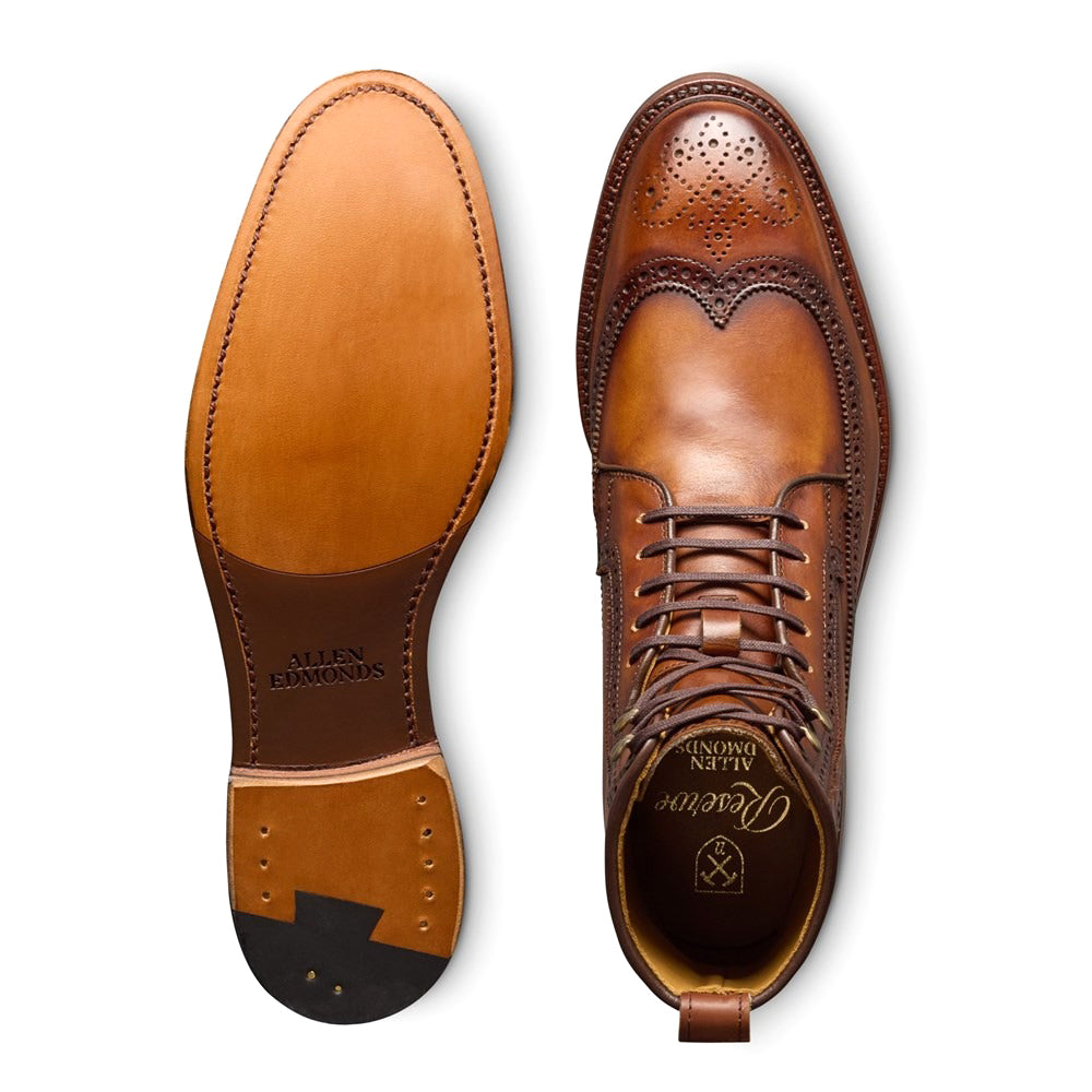 Allen Edmonds Maddox Reserve Wingtip Dress Boots Coffee Brown (7721)