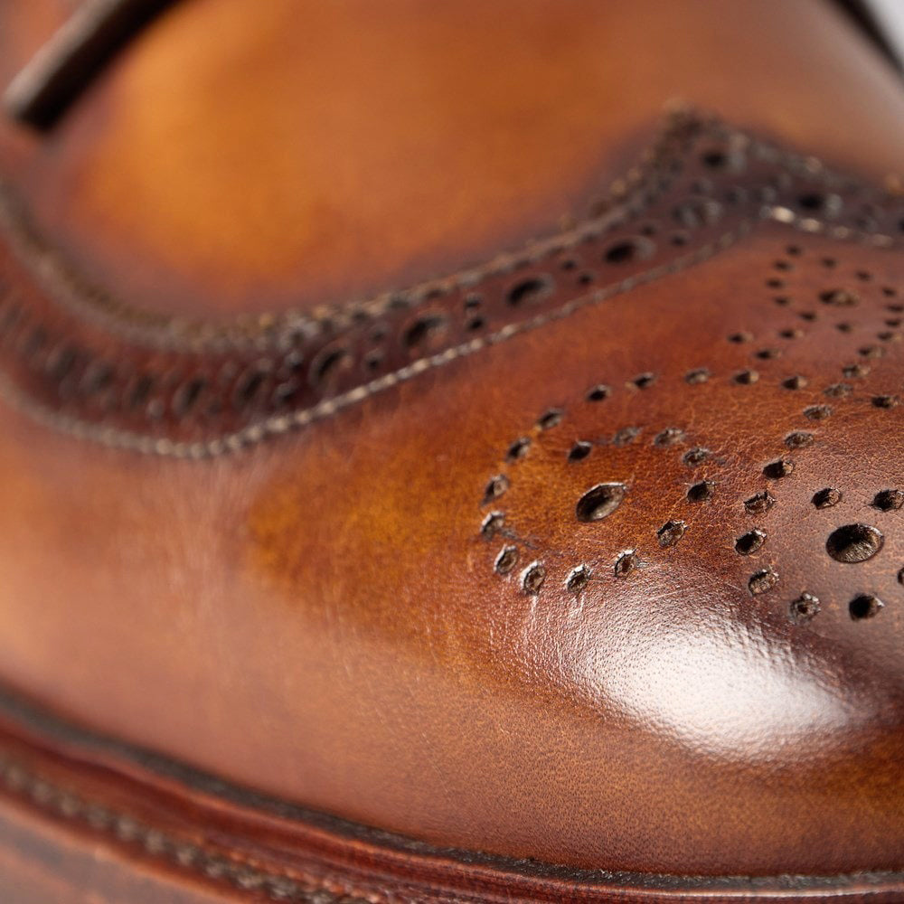 Allen Edmonds Maddox Reserve Wingtip Dress Boots Coffee Brown (7721)