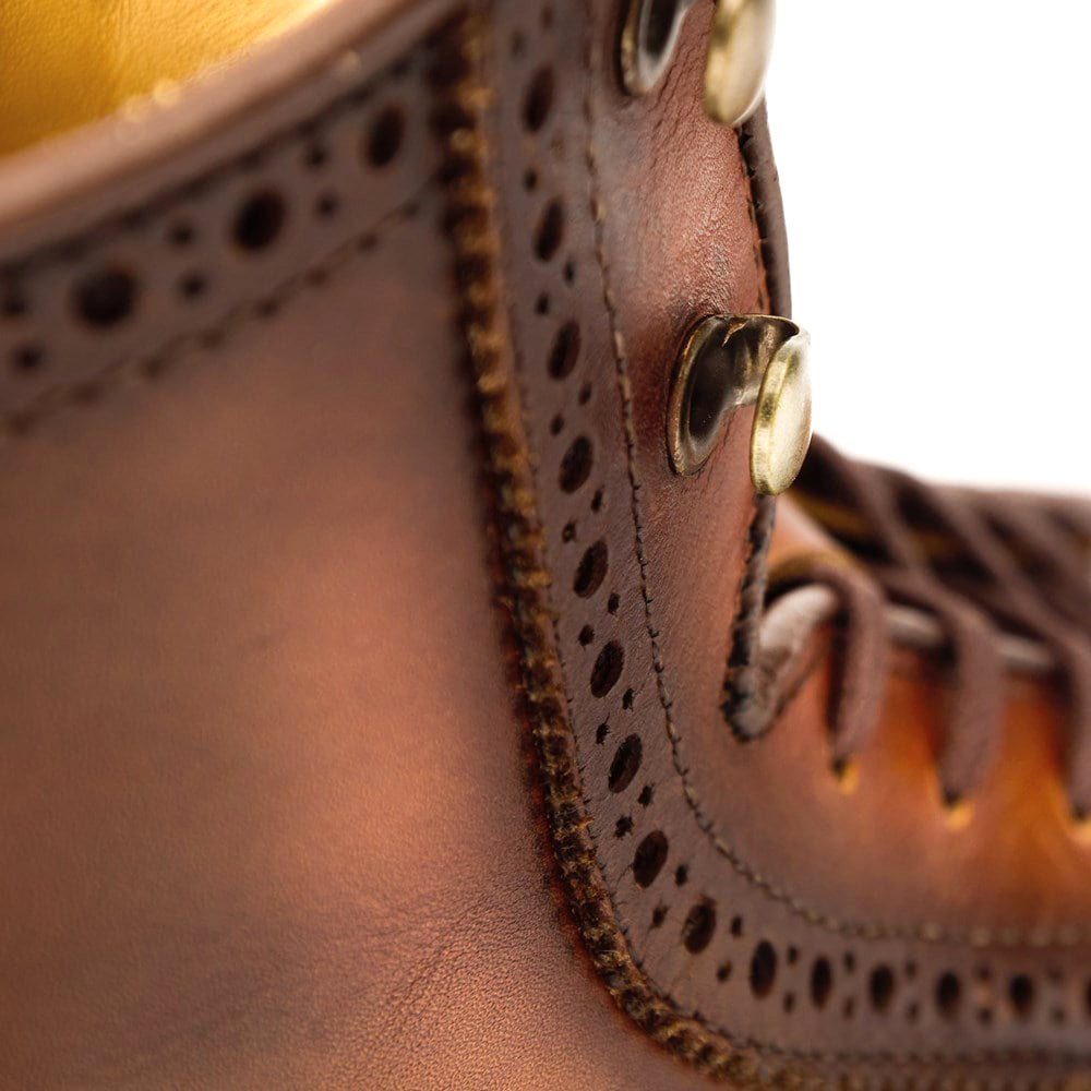 Allen Edmonds Maddox Reserve Wingtip Dress Boots Coffee Brown (7721)