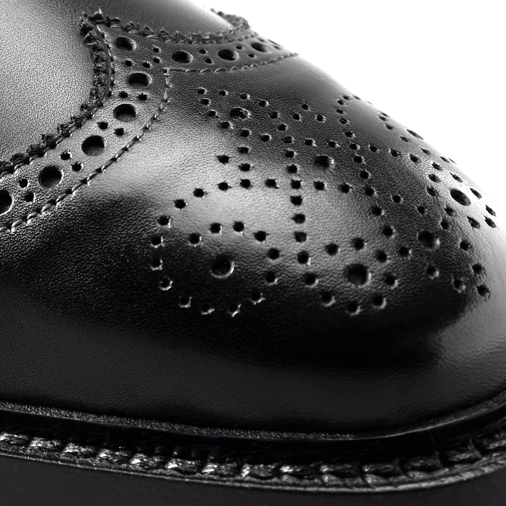 Allen Edmonds Mason Reserve Wingtip Derby Dress Shoes Black (7694)