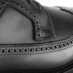 Allen Edmonds Mason Reserve Wingtip Derby Dress Shoes Black (7694)