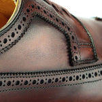 Allen Edmonds Mason Reserve Wingtip Derby Dress Shoes Chili (7695)