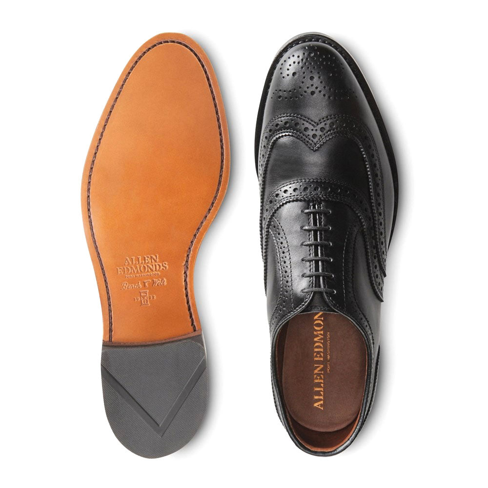 Allen Edmonds McAllister Wingtip Oxford Dress Shoe Black (6205