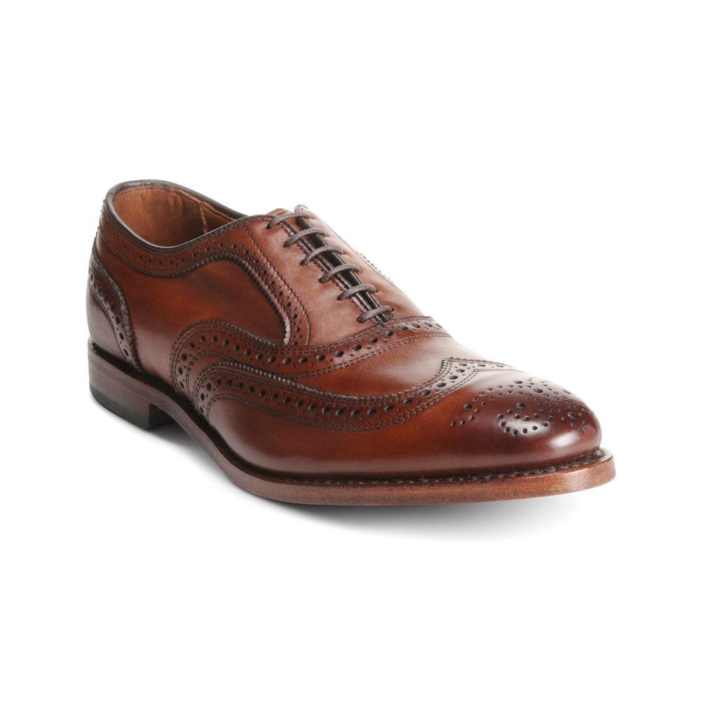 Allen Edmonds McAllister Wingtip Oxford Dress Shoe Dark Chili (6202)