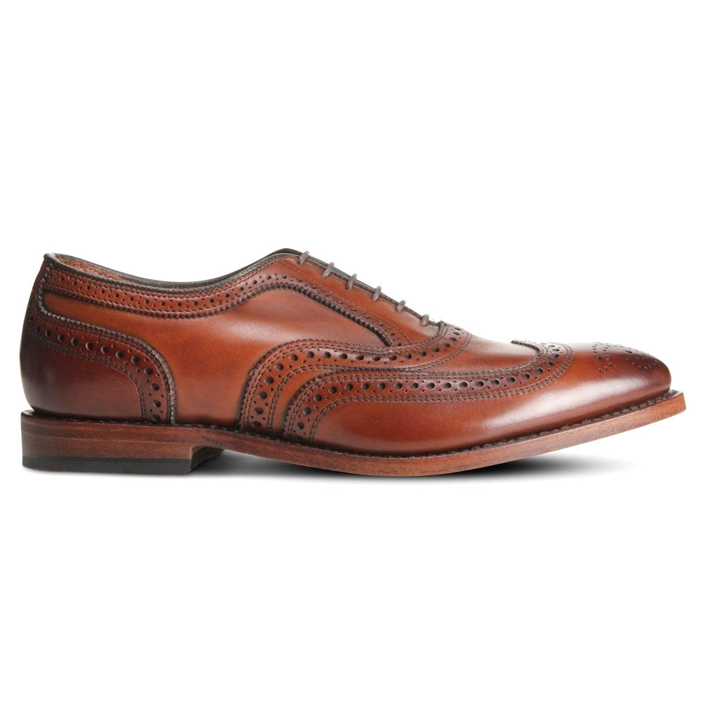 Allen Edmonds McAllister Wingtip Oxford Dress Shoe Dark Chili (6202)