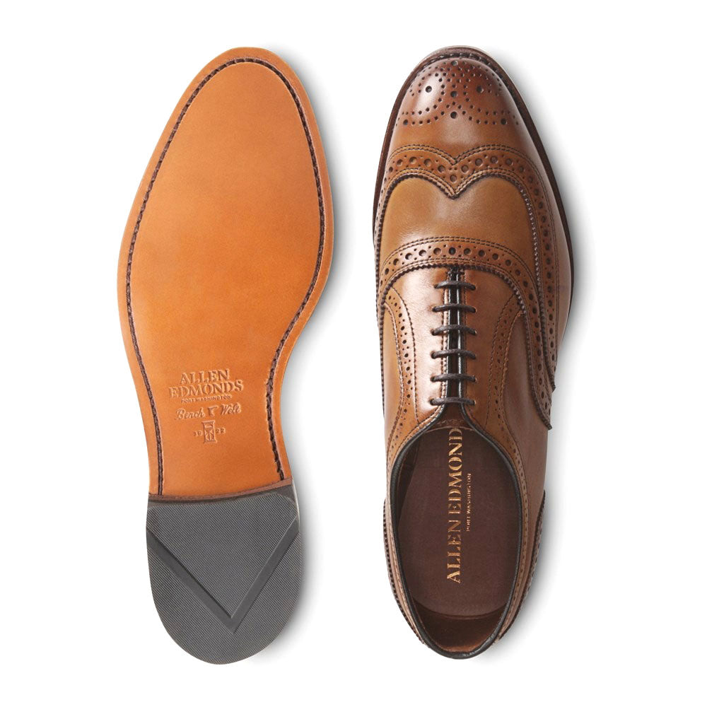Allen Edmonds McAllister Wingtip Oxford Dress Shoe Walnut Brown