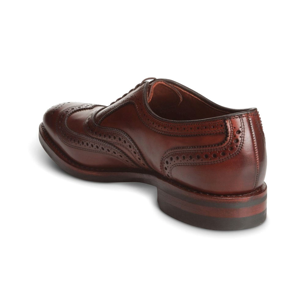 Allen Edmonds McAllister Wingtip Oxford Dress Shoes Dark Chili
