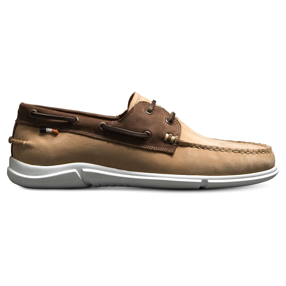 Allen Edmonds Miles Suede Boat Shoes Sandstone (6364)