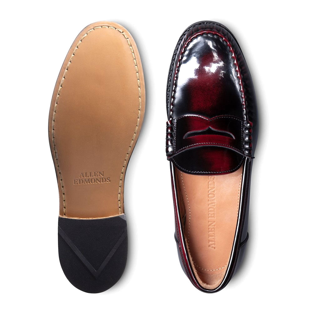 Allen Edmonds Newman Penny Loafer Antique Burgundy (6806)