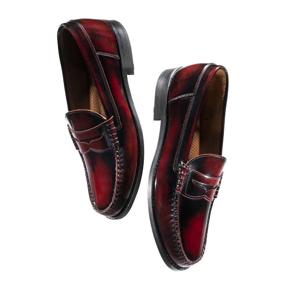 Allen Edmonds Newman Penny Loafer Antique Burgundy (6806)