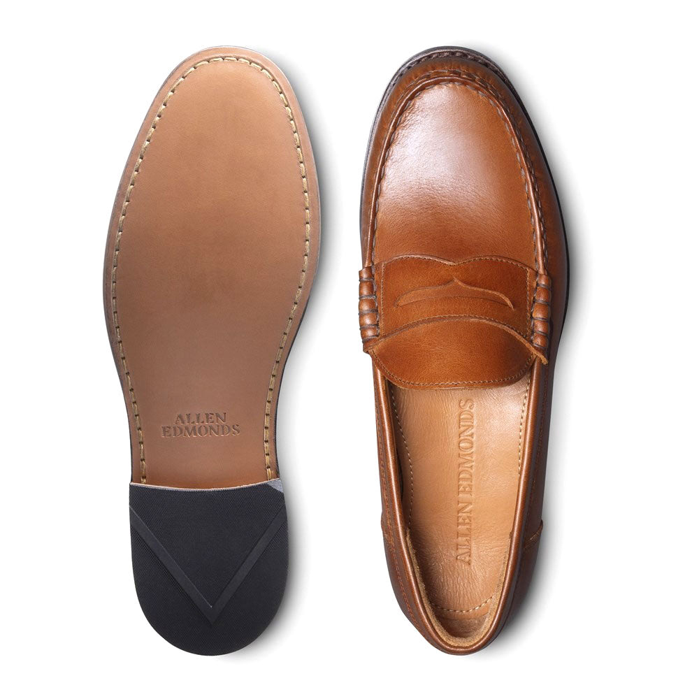 Allen Edmonds Newman Penny Loafer Pecan (6727) | MensDesignerShoe.com