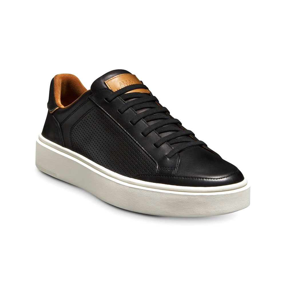 Allen Edmonds Oliver Leather Slip-on Stretch-lace Sneaker Black (6366)