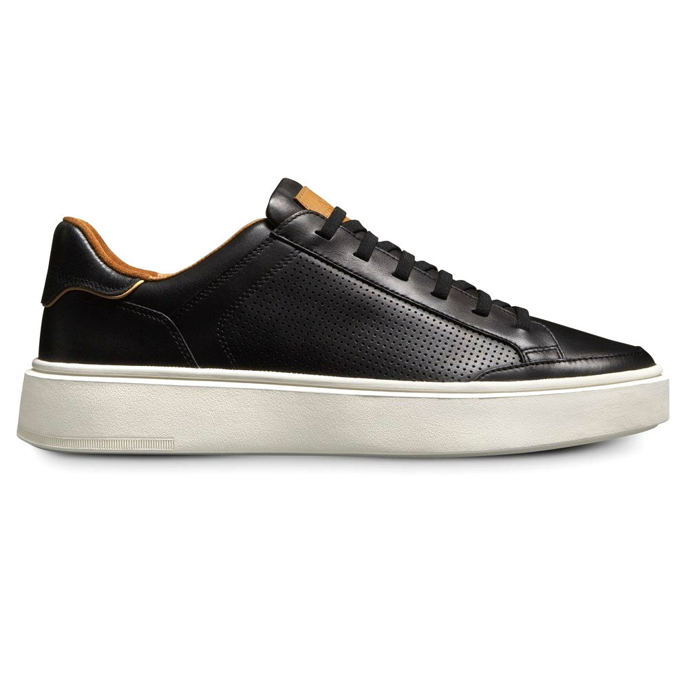 Allen Edmonds Oliver Leather Slip-on Stretch-lace Sneaker Black (6366)