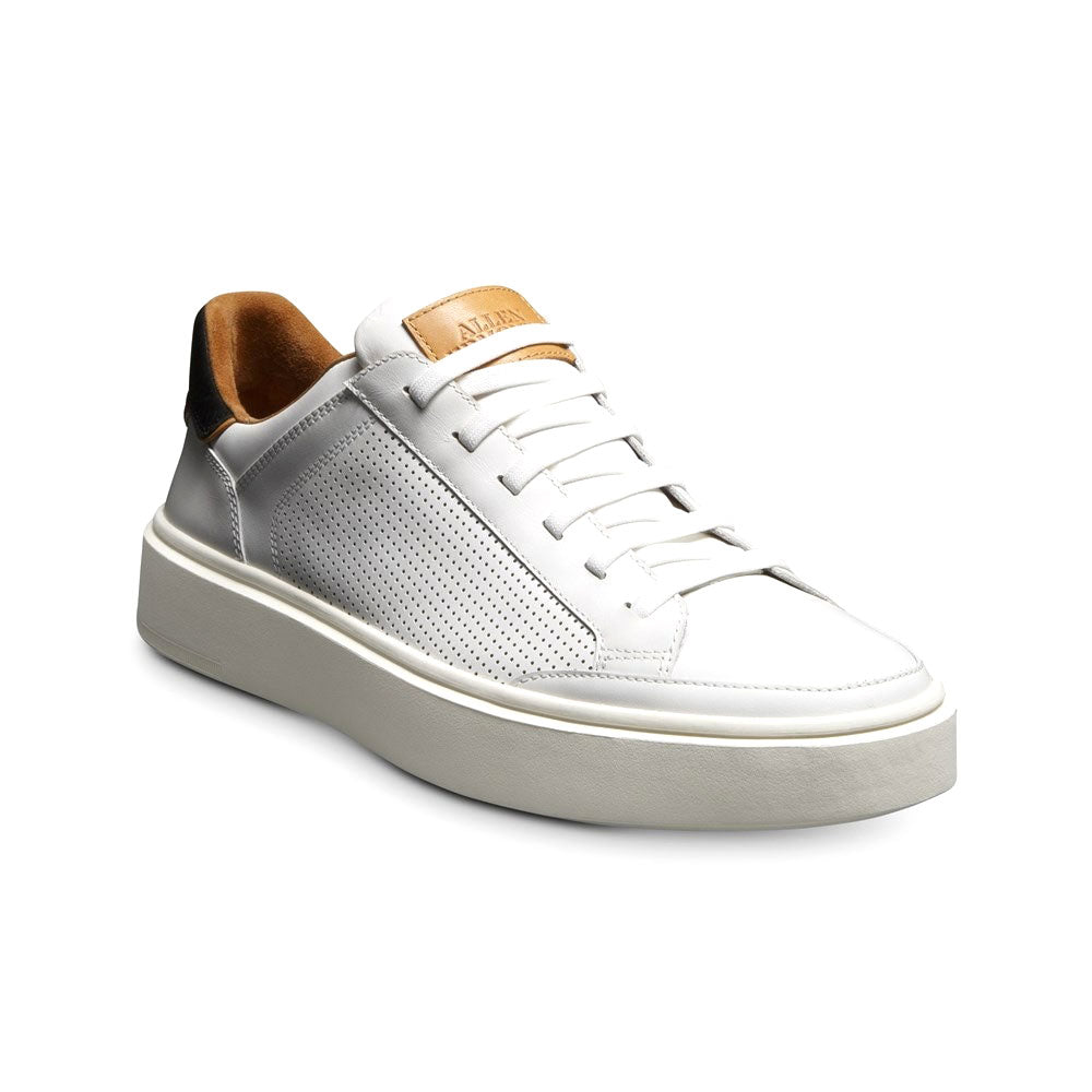 Allen Edmonds Oliver Leather Slip-on Stretch-lace Sneaker White