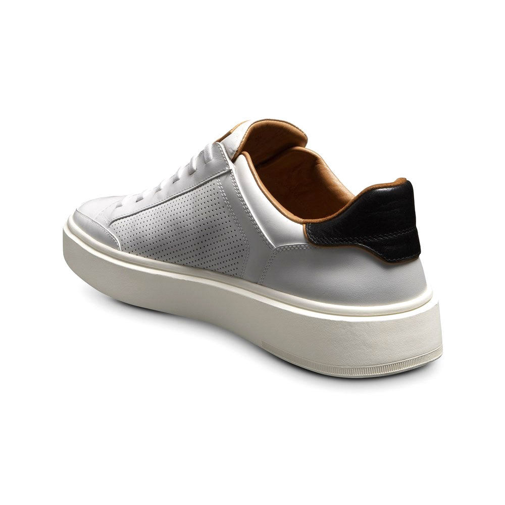 Allen Edmonds Oliver Leather Slip-on Stretch-lace Sneaker White (6152)