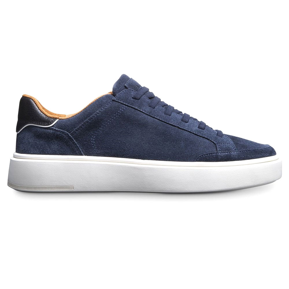 Allen Edmonds Oliver Suede Slip-on Stretch-lace Sneaker Navy (7165)