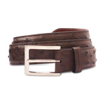 Allen Edmonds Ostrich Avenue Dress Belt Espresso Brown (1016360)