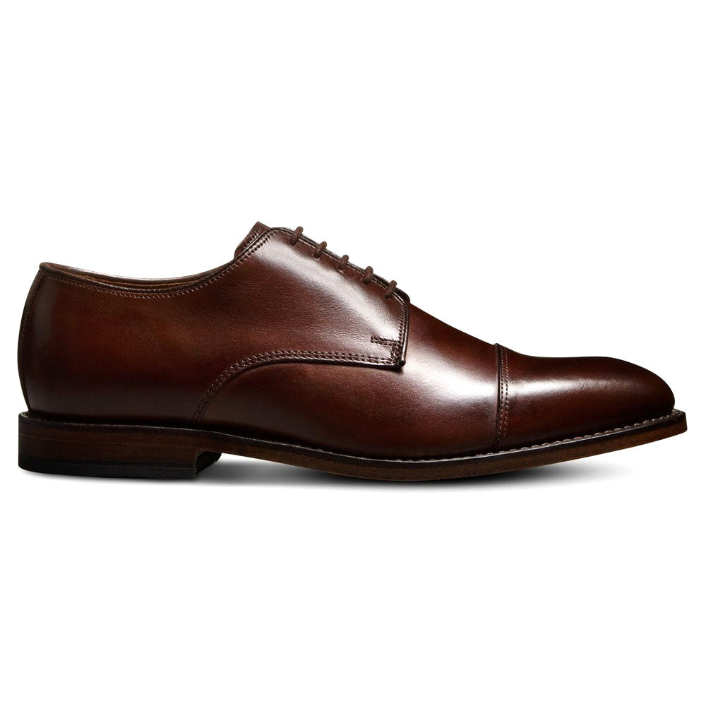 Allen Edmonds Park Avenue Cap-toe Derby Dress Shoe Mahogany (6800)