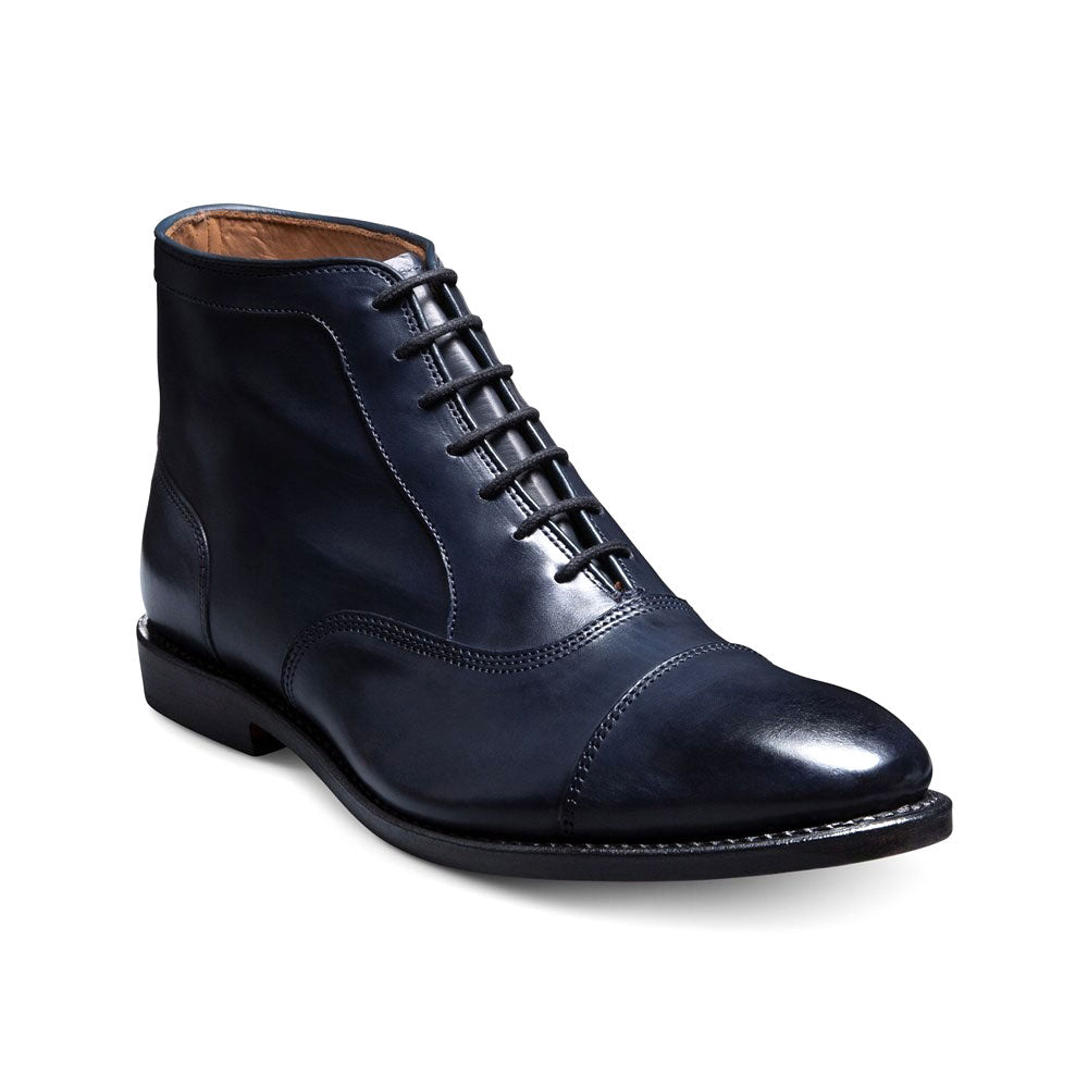 navy blue dress boots Men's Cap-Toe Suede Ankle Lace-Up - Oxley US 10 / Navy / D The Tricolore Salentino model comes equipped with standard features such as soft single Rudiger, Service Boot - Navy