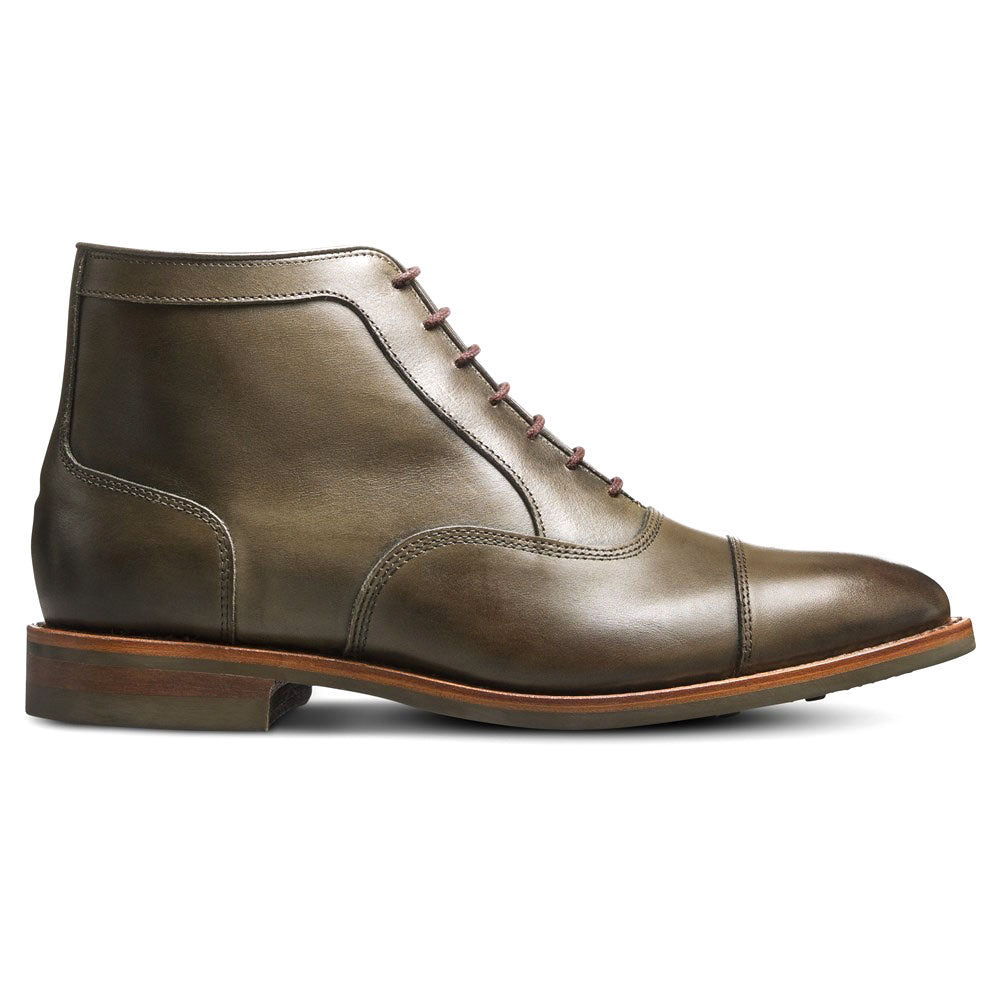 Allen Edmonds Park Avenue Cap Toe Oxford Dress Boot Olive (7380)