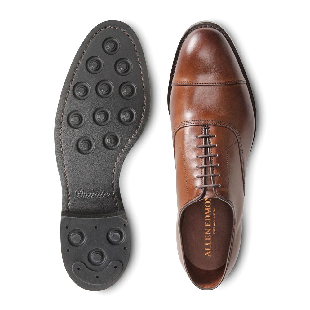 Allen Edmonds Park Avenue Cap-toe Oxford Dress Shoe with Dainite Sole Coffee Brown (2180)