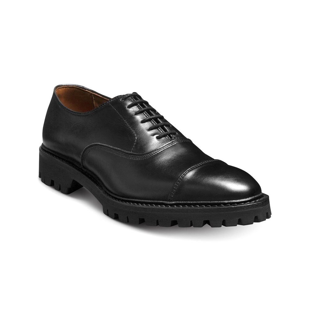 Allen Edmonds Park Avenue Cap-toe Oxford Dress Shoe with Lug Sole Black (5663)