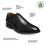 Allen Edmonds Park Avenue Cap-toe Oxford Dress Shoes Black (5615)