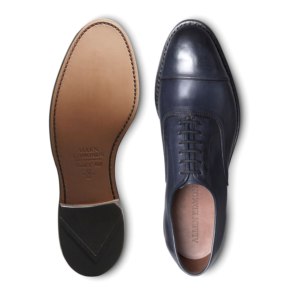 Allen Edmonds Park Avenue Cap-toe Oxford Dress Shoes Navy (6706)